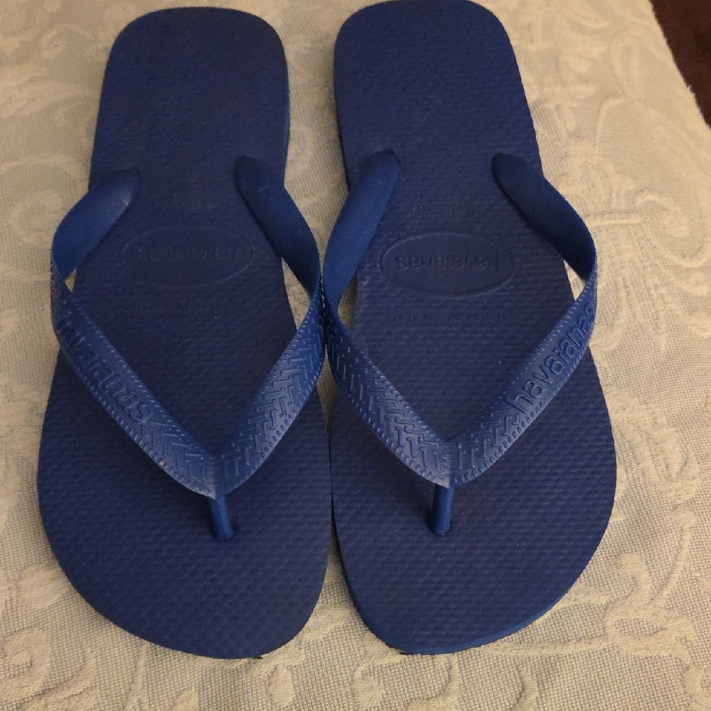 Havaianas Slim Flip Flops in Blue